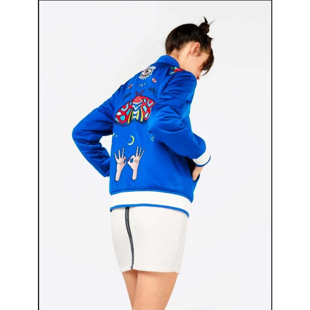 RARE!  Adidas Originals Embellished Arts Bomber Jacket